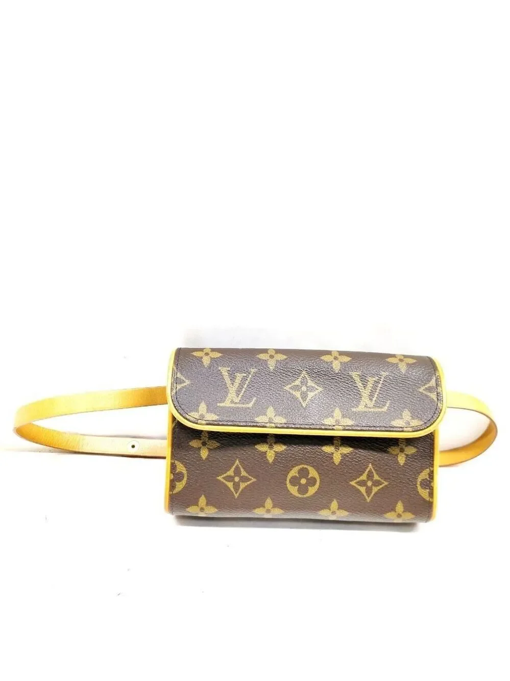 Louis Vuitton LV Shoulder Bag Pochette Florentine Brown Monogram 600-052225